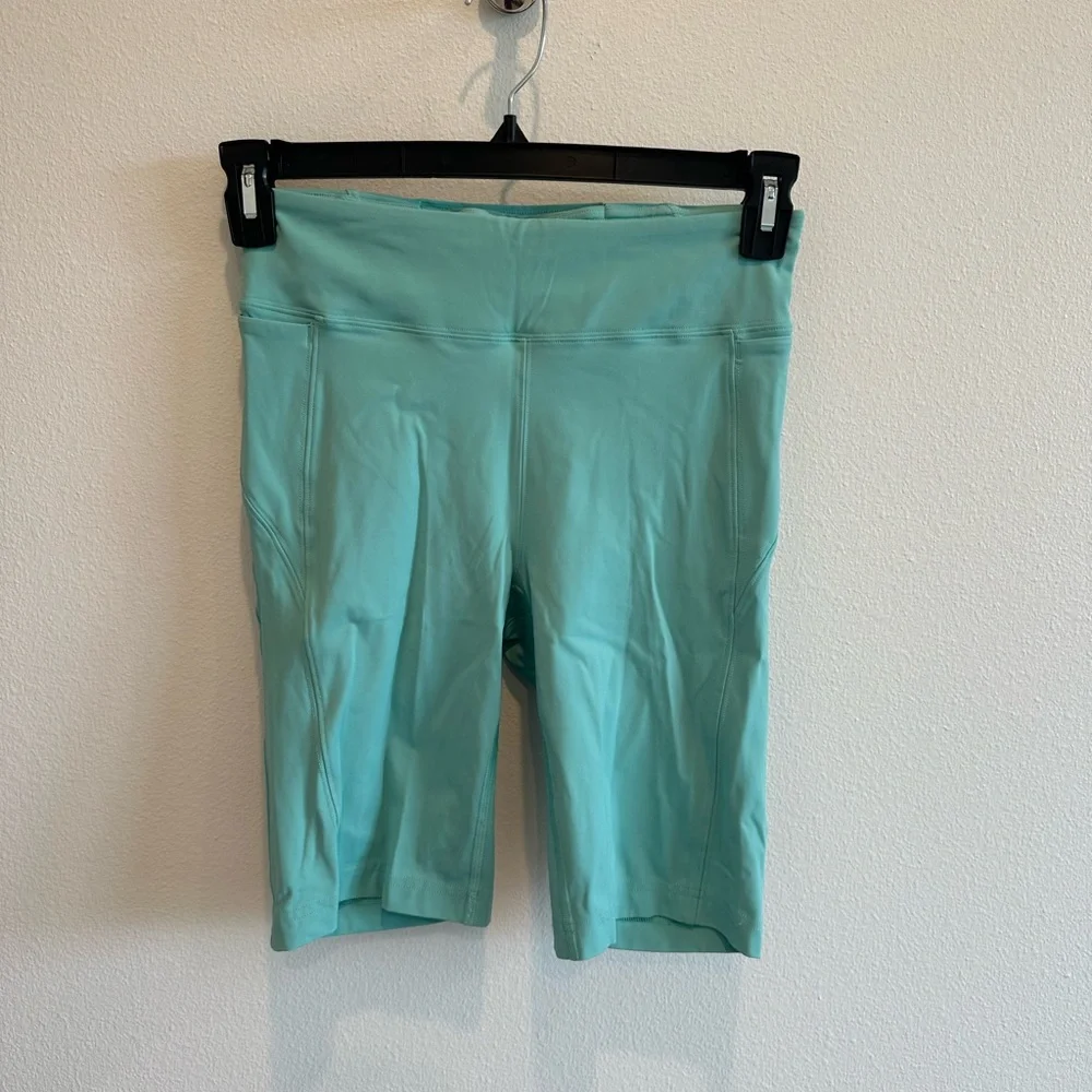 lululemon athletica High-Rise Mint Green Bike Shorts